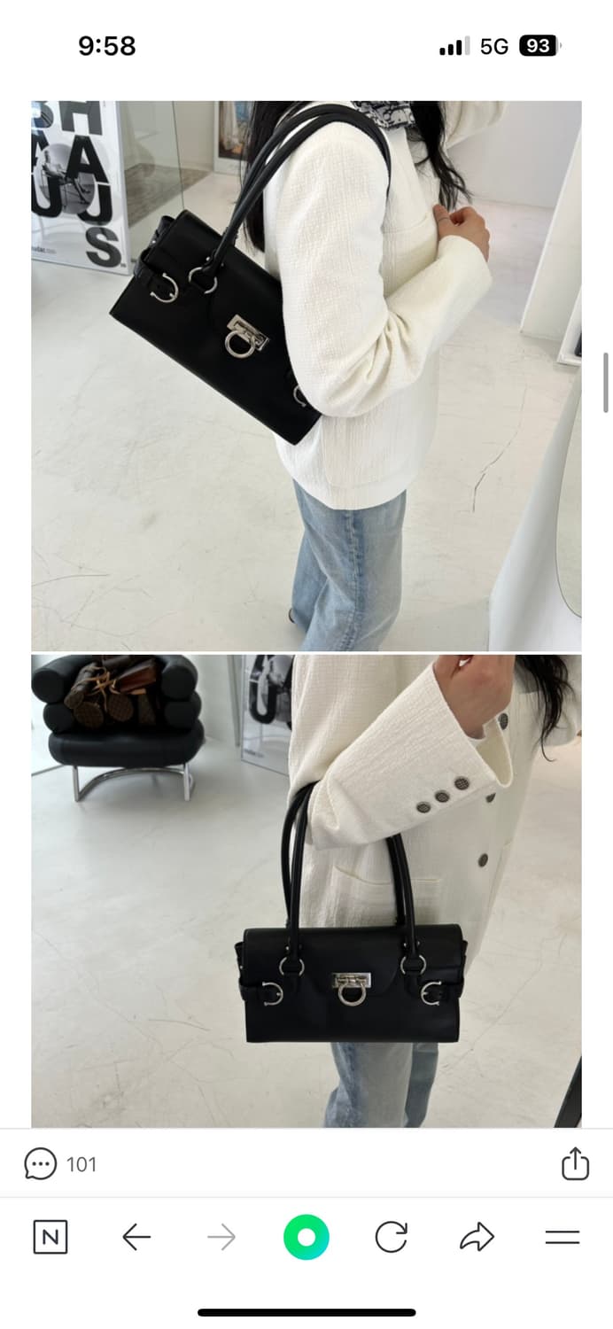 페라가모 간치니 숄더백(한남동 포쉬빈티지) 상품이미지3