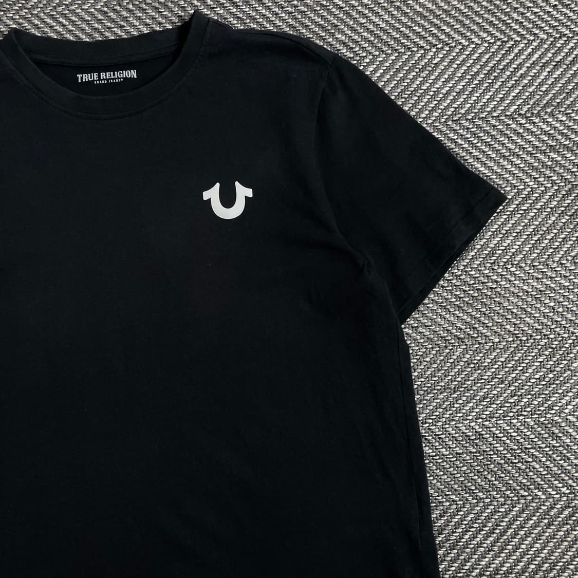 트루릴리젼 빅로고 블랙 y2k 반팔 티셔츠y 2900 상품이미지4