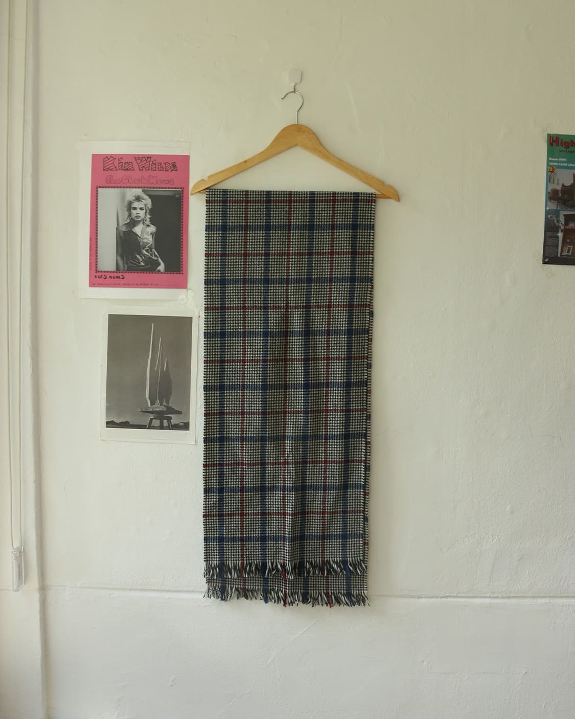 준야 와타나베 맨 울 하운드투스 머플러  상품이미지5