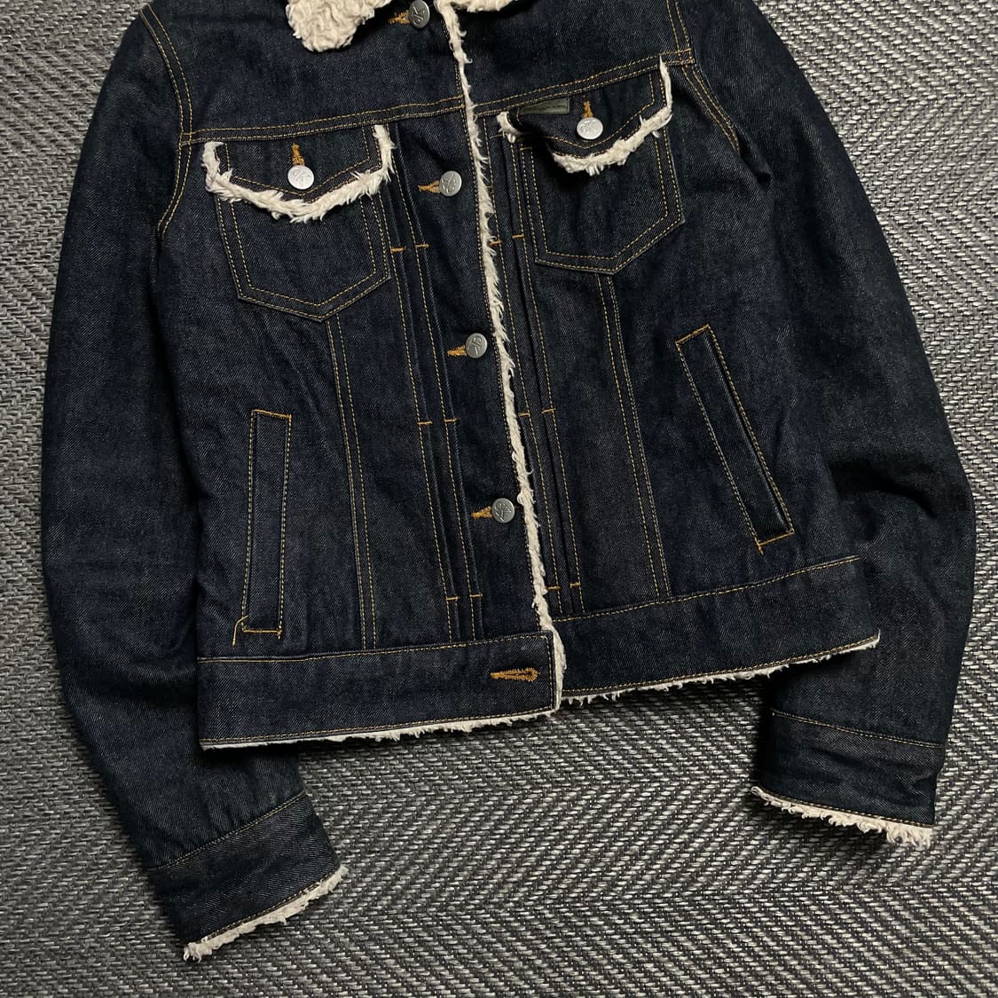 캘빈클라인 퍼 데님 쉐르파 자켓y 5234 상품이미지3