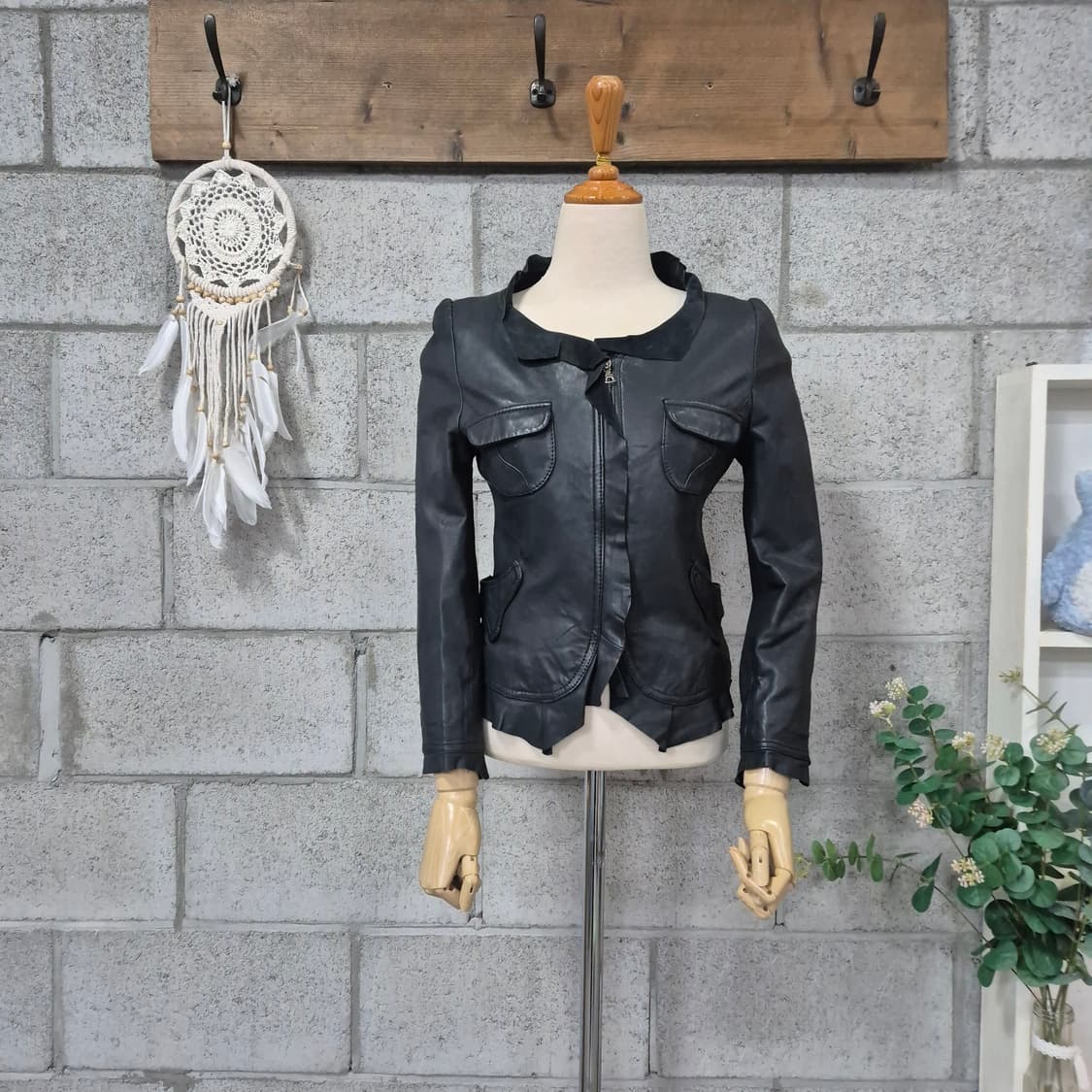 양가죽 자켓 y2k 락시크  상품이미지1