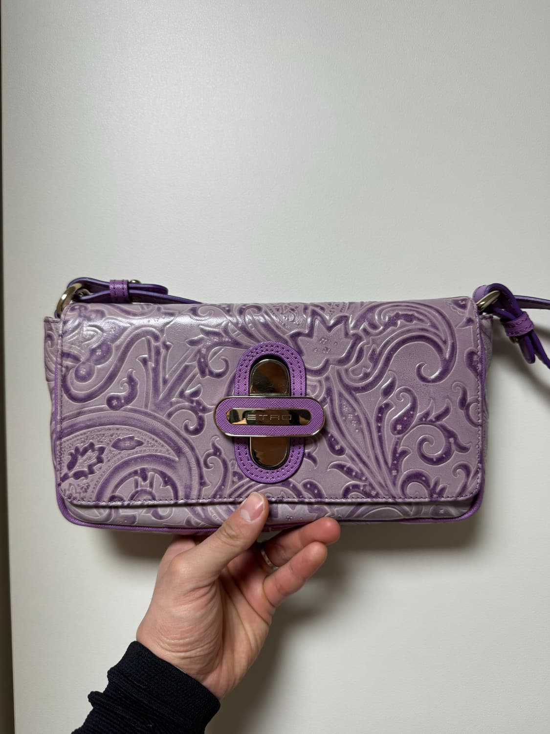 에트로 페이즐리 레더 숄더백 상품이미지1