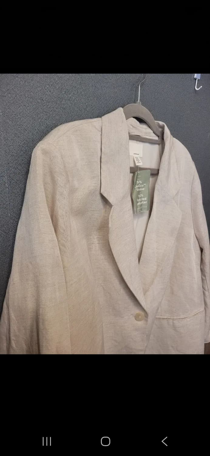 H&M 린넨자켓 (새상품) 상품이미지2