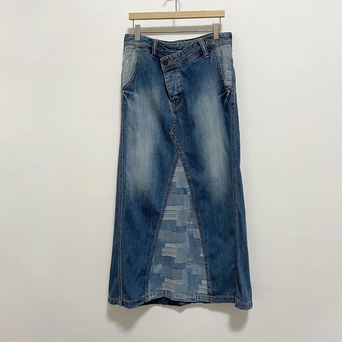 vintage denim skirt 상품이미지6