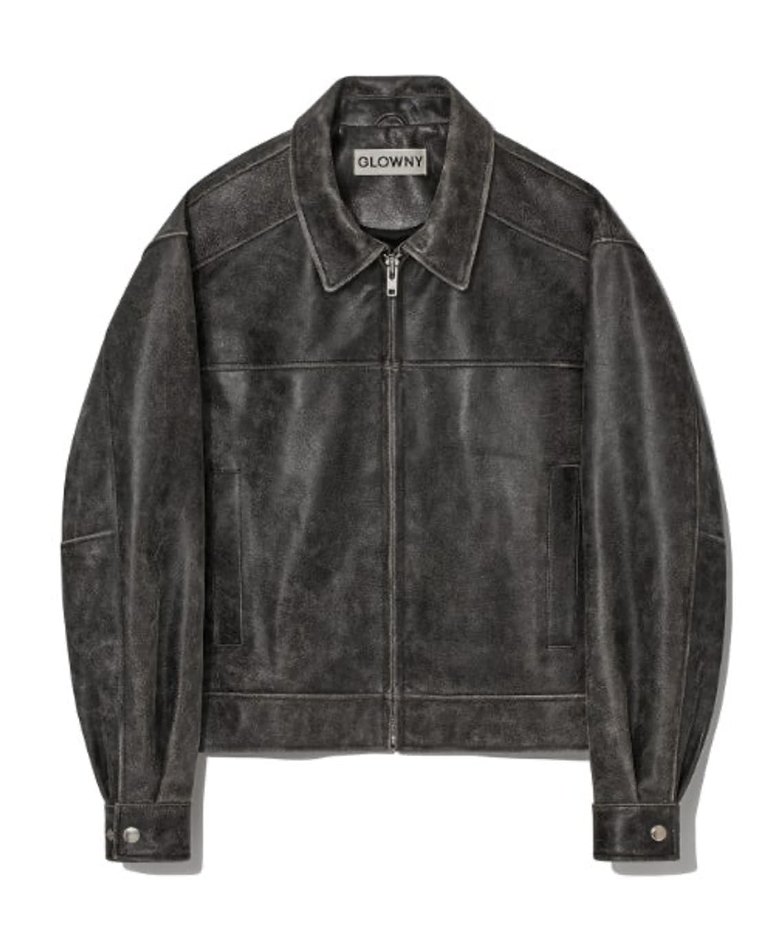 글로니 페이드 레더 자켓 상품이미지1