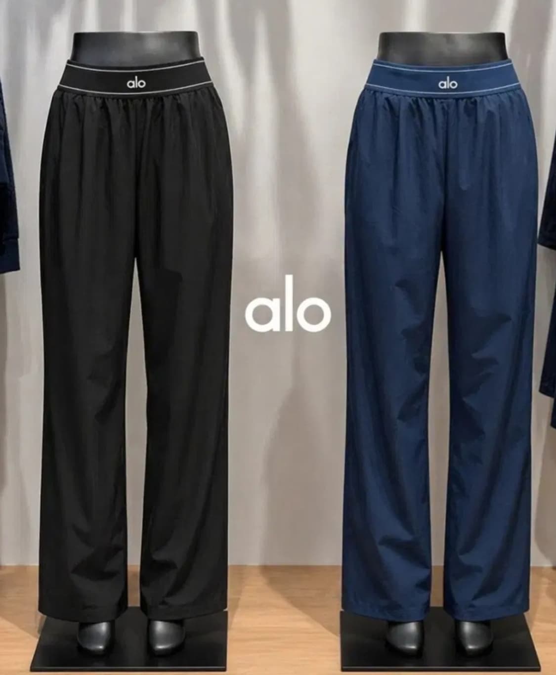 alo 트라우저 수트업 팬츠 블랙 M 상품이미지3