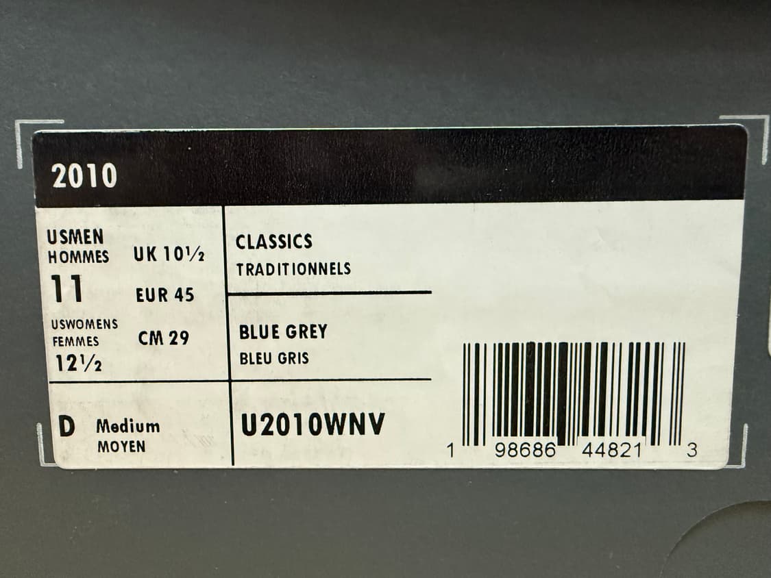 뉴발란스 u2010 빈티지 인디고 상품이미지5