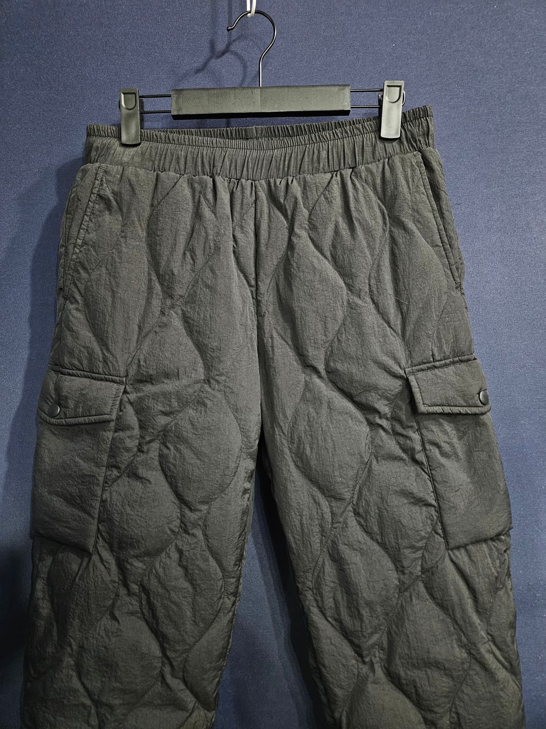 닉스 퀼팅 차콜 남성 허리 28~29 덕다운 패딩 카고 조거팬츠  상품이미지7