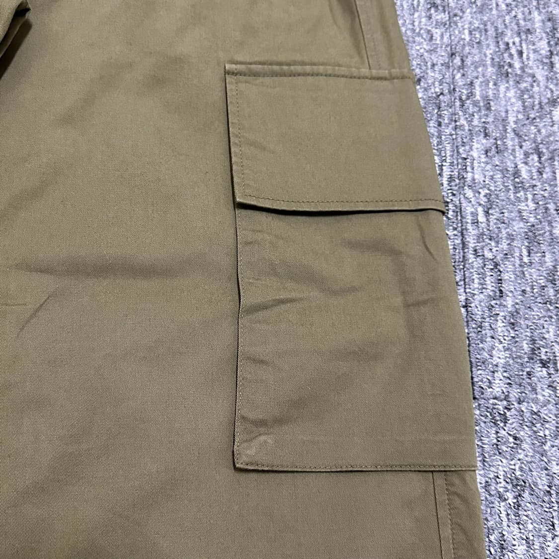 COS 코스 배럴 레그 카고 포켓 트라우저 팬츠 바지 카키 상품이미지8