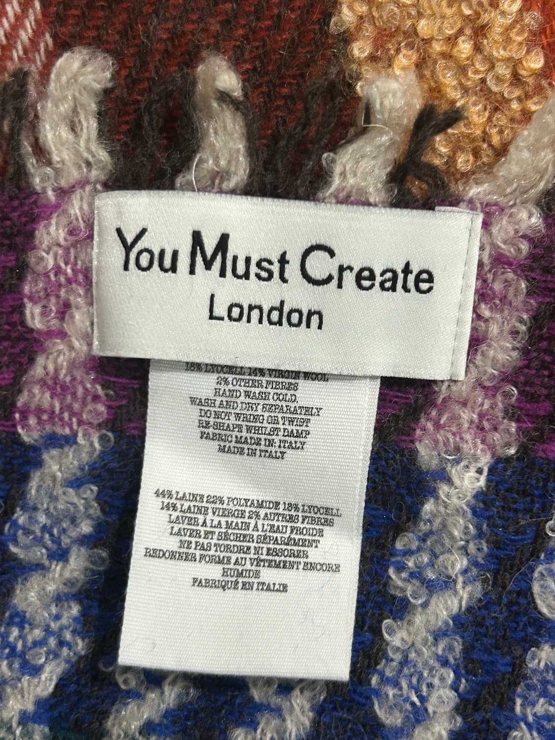 You Must Create 체크 머플러 상품이미지4