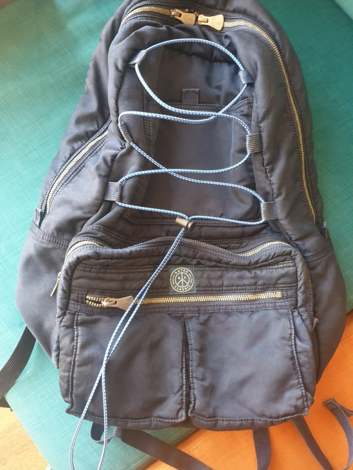 포터 클래식 슈퍼나일론 백팩 블루 상품이미지1