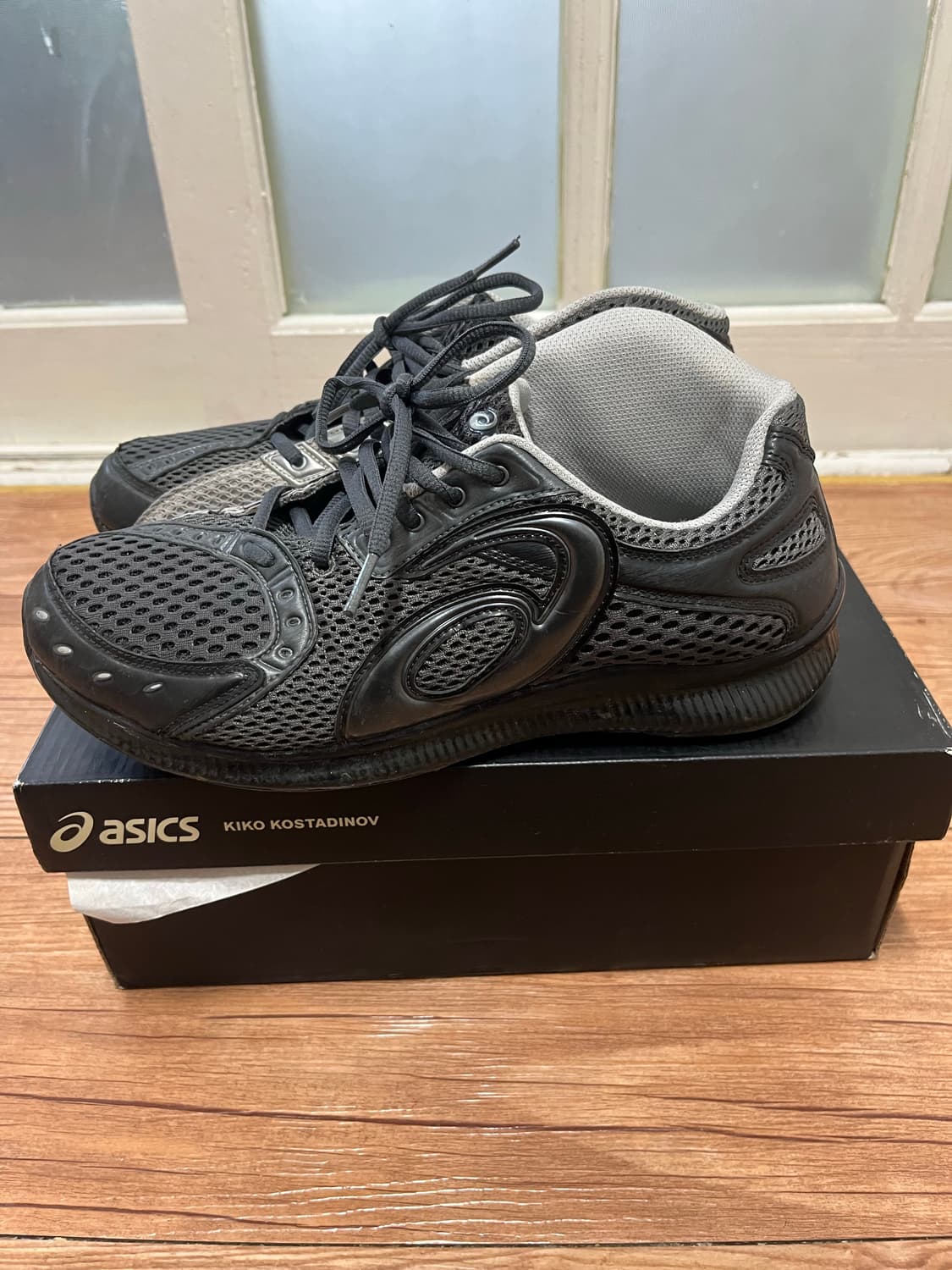 아식스x키코 젤소켓 다크 그레이 260 상품이미지4