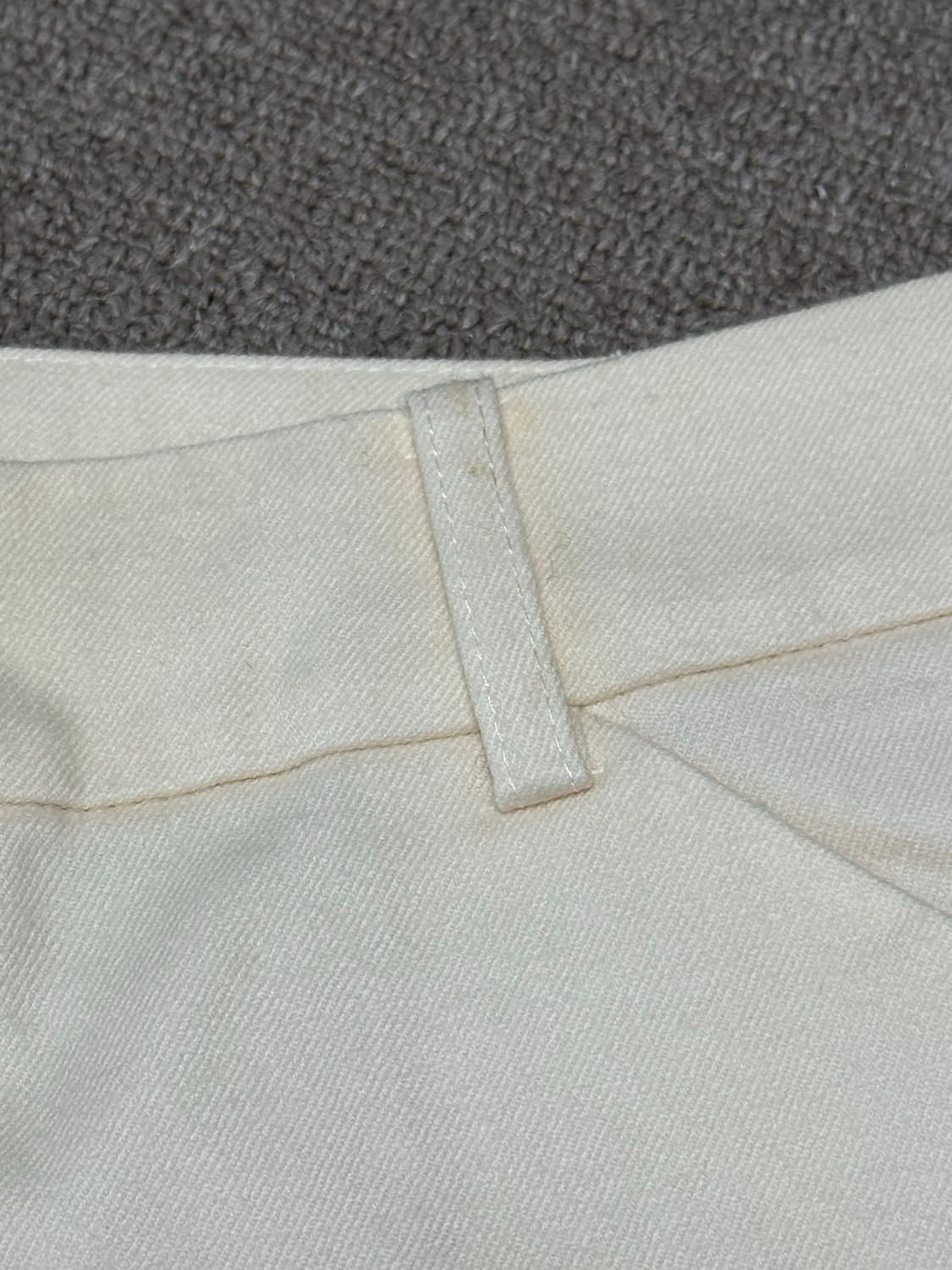 gallery visconti 아이보리 프릴 크롭 팬츠 상품이미지3