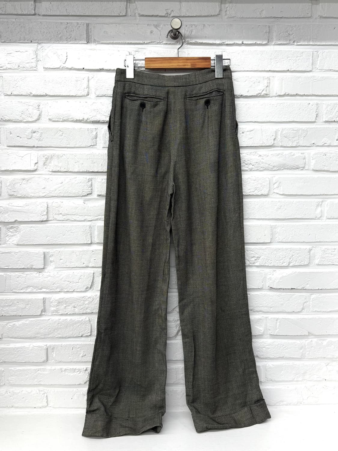 Maxmara 차콜 레이온 슬랙스 상품이미지2