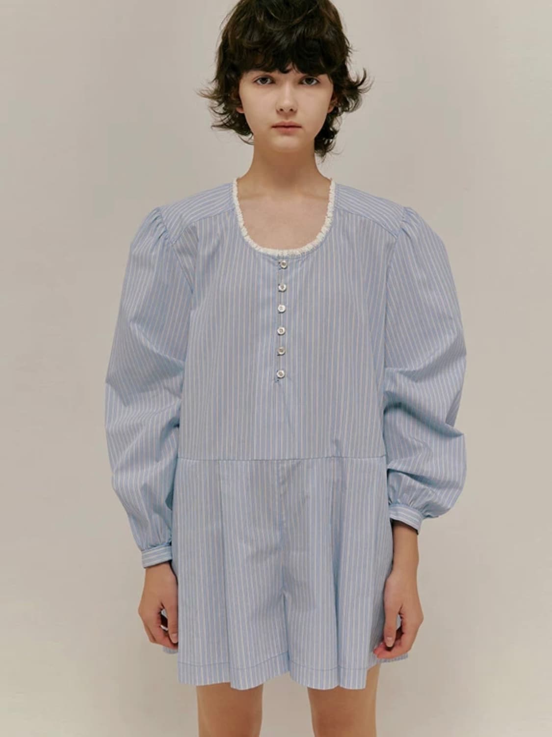Overdue flair셔츠 원피스 상품이미지1