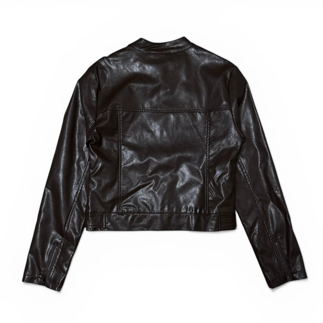 Miigwech Crop Leather Jacket 상품이미지4