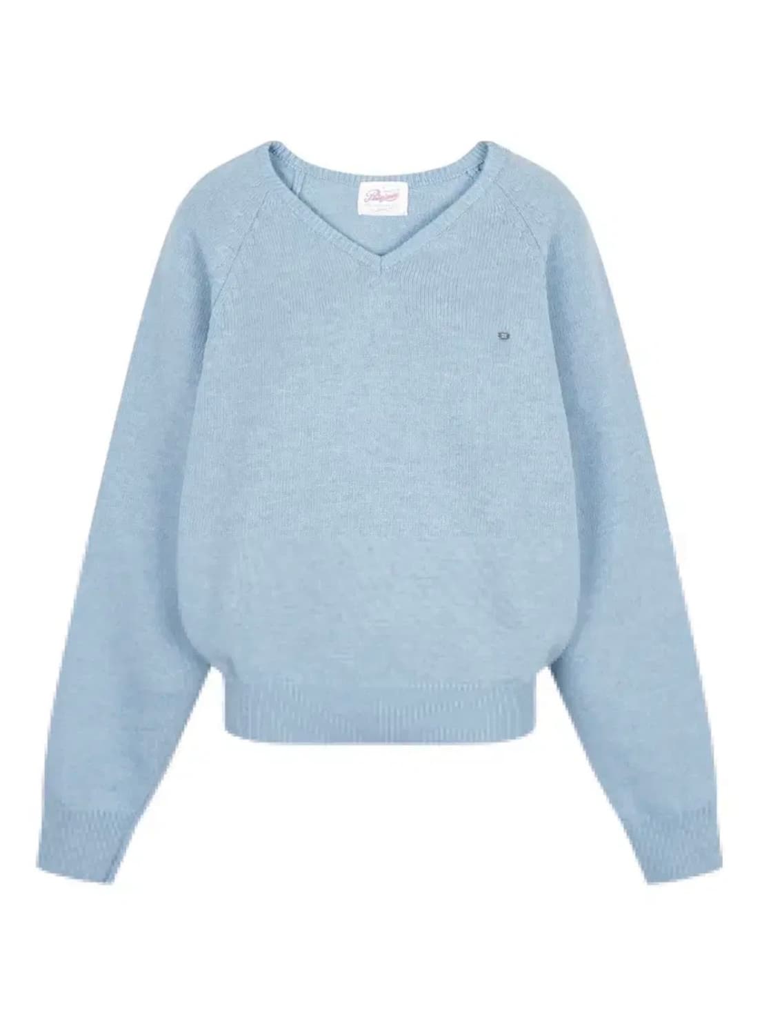 페일제이드 오버핏 울 브이넥 니트 스카이블루 상품이미지1