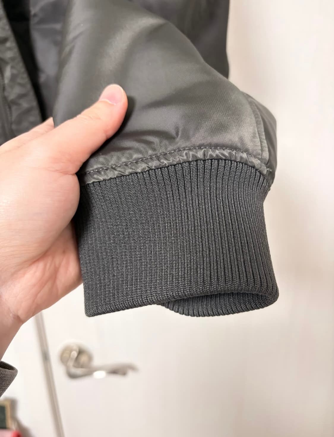 [사이즈 교환 환영] 유니클로x질샌더 ma-1 카키 그레이 L 상품이미지7