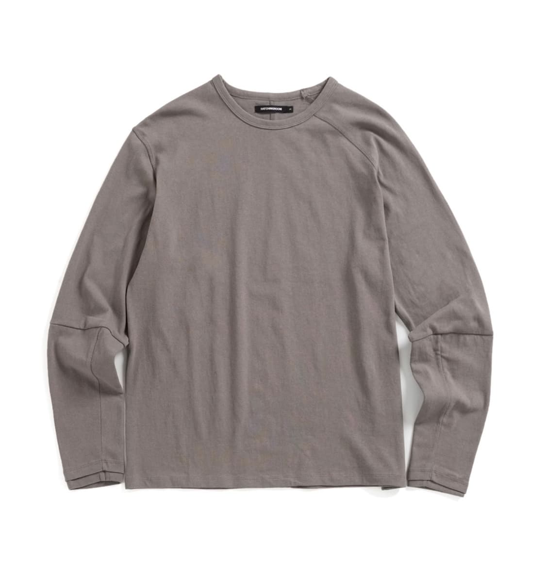 HATCHINGROOM Double Sleeve Tee Rose Grey 상품이미지1