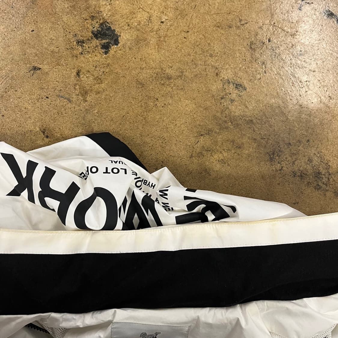 [정품/L] 라이프워크 화이트 바람막이 자켓 b15 상품이미지8