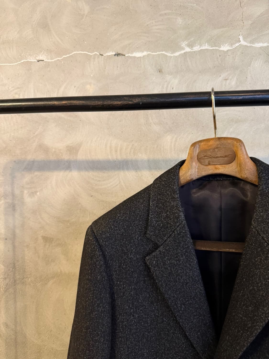 세루띠 커버트울 체스터필드 코트 100 상품이미지2