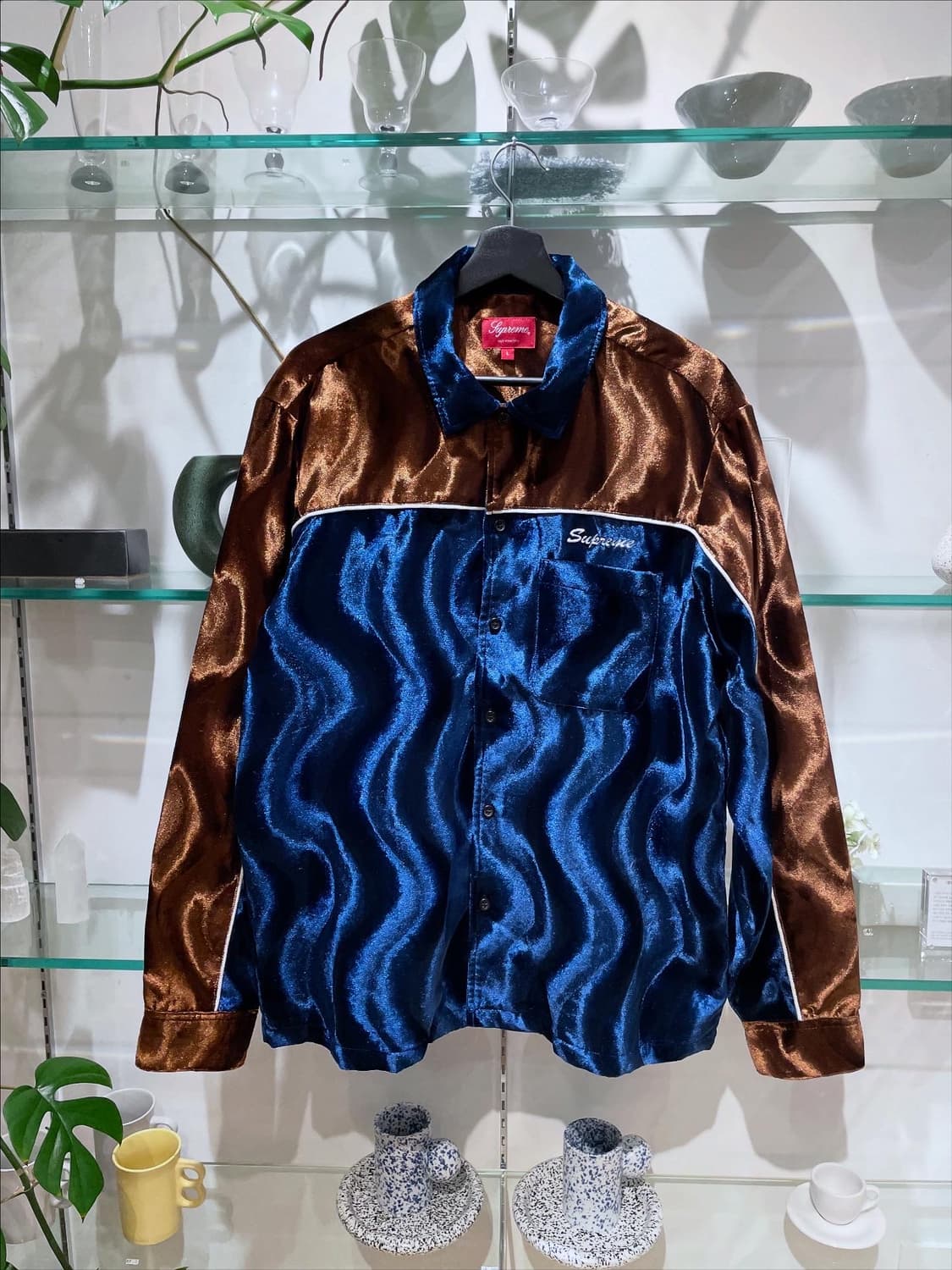 슈프림 velvet work shirt 상품이미지1