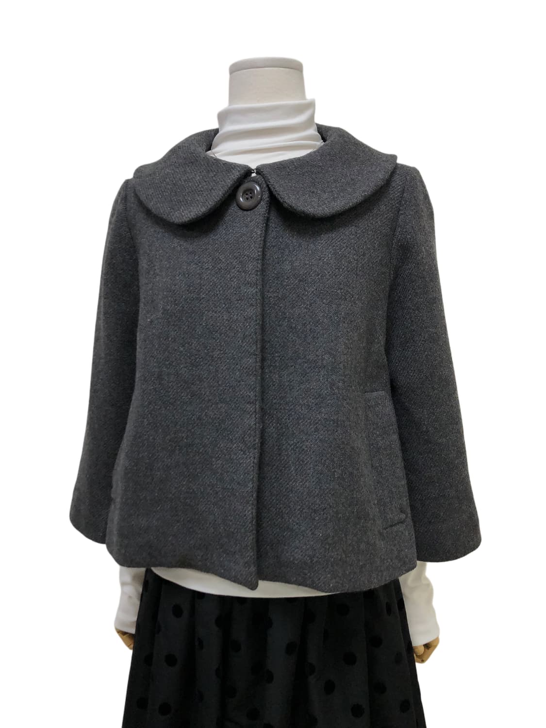 Te chichi 테치치 차콜 숏 코트 상품이미지6