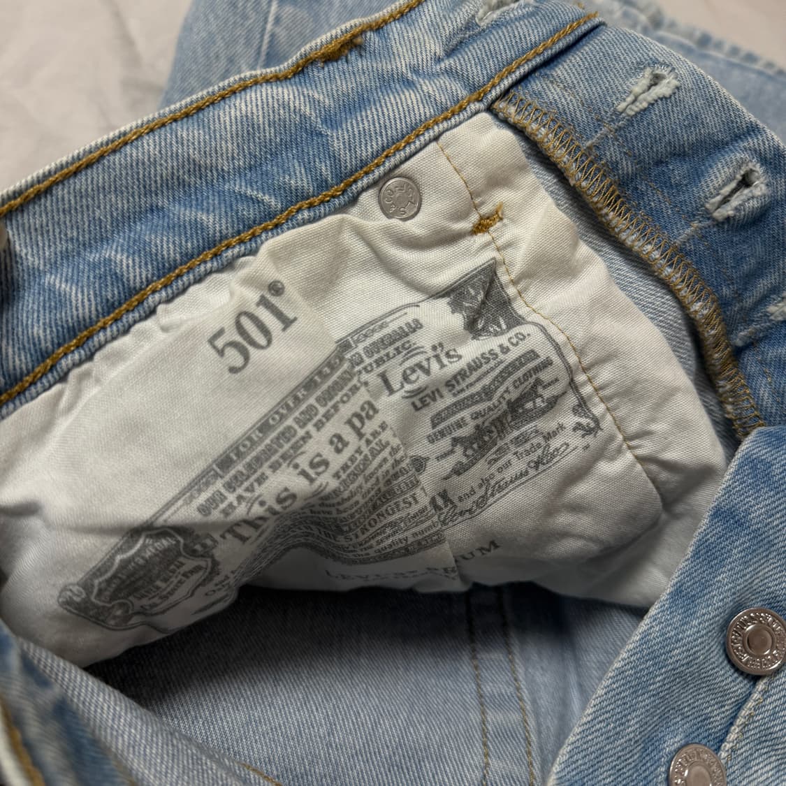 Levis 501 denim 상품이미지2