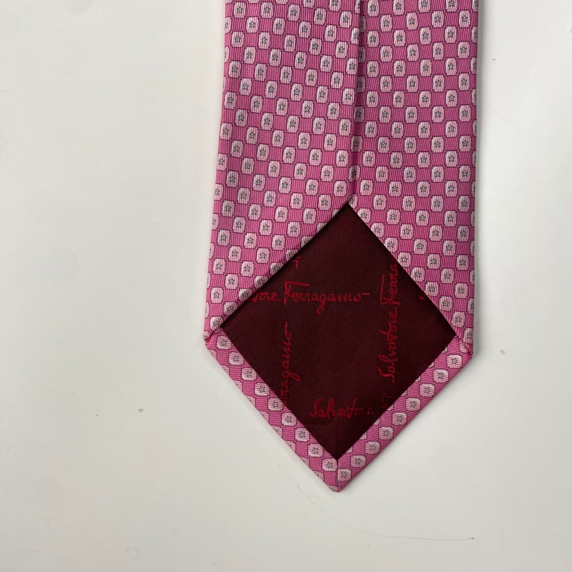 페레가모(Ferragamo) 넥타이 정품명품 7.8cm 상품이미지8