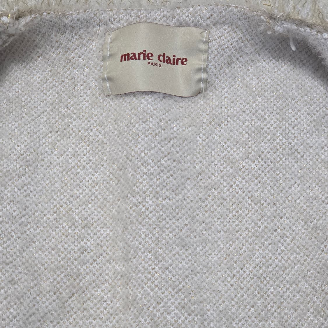 Marie Claire 마리끌레르 트리밍 트위드 자켓 가디건 상품이미지5