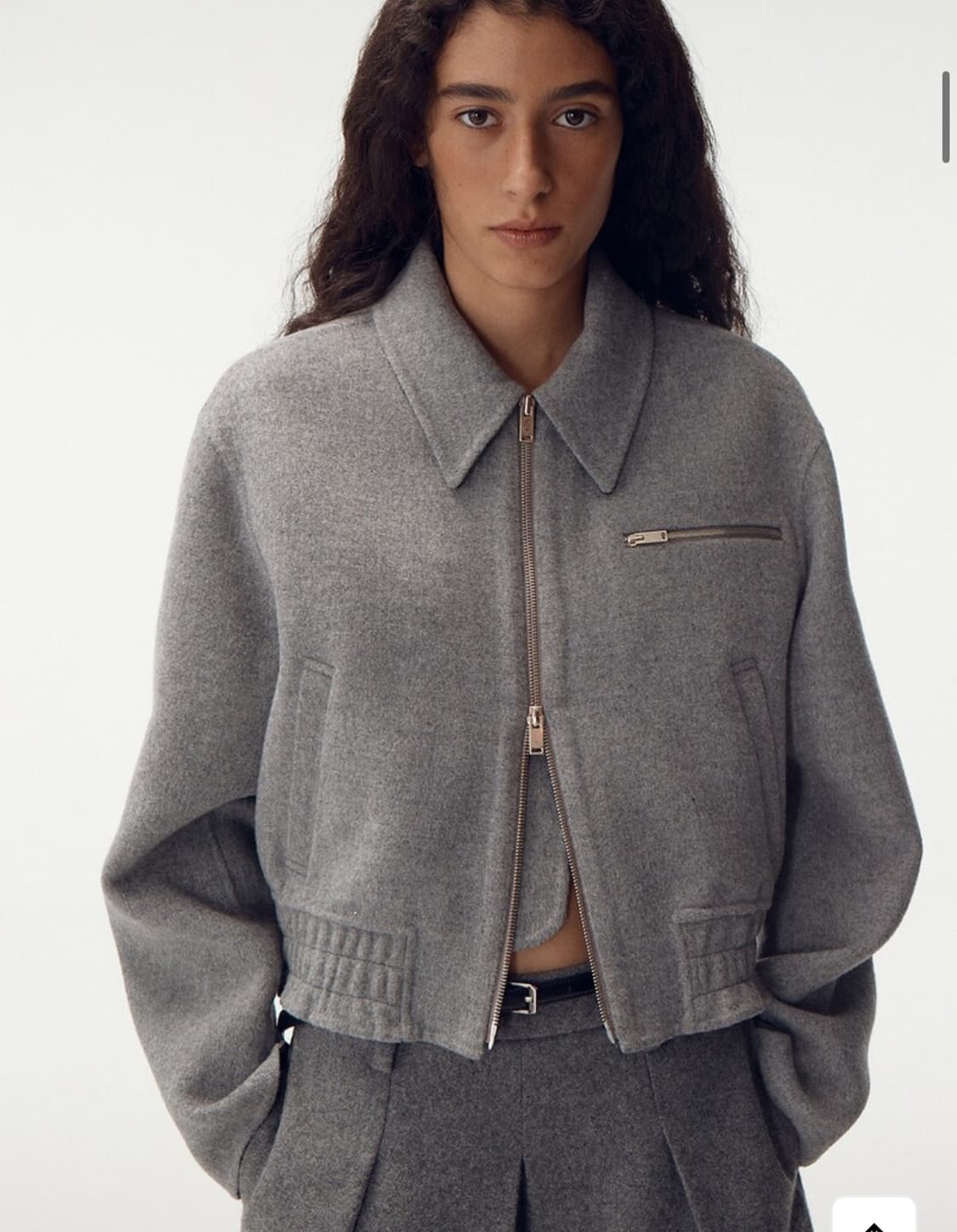 메종마레 핸드메이드 블루종 그레이 상품이미지4