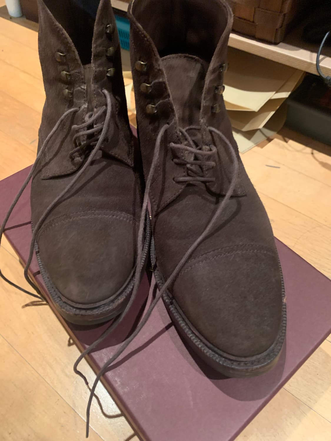 까르미나 스웨이드 부츠 판매(265-270mm)  상품이미지8