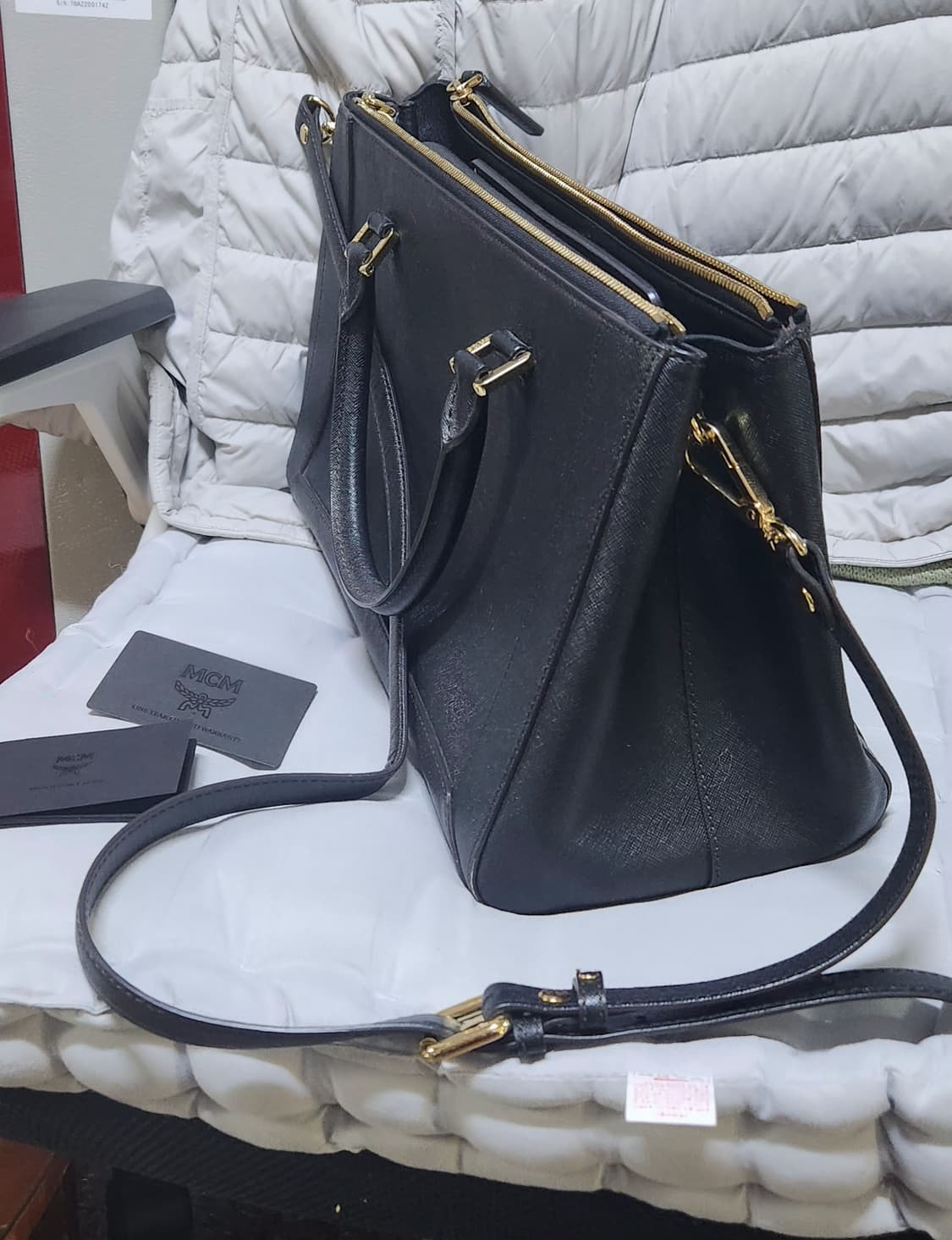 MCM 누오보 엘 L사이즈 블랙 상품이미지3