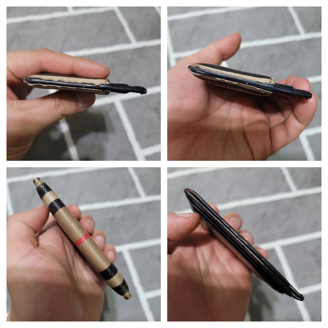 정품 버버리 체크 카드지갑 상품이미지6