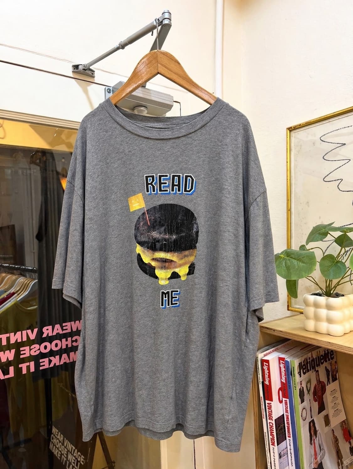 ACNE STUDIOS READ ME 레터링 티셔츠 상품이미지2