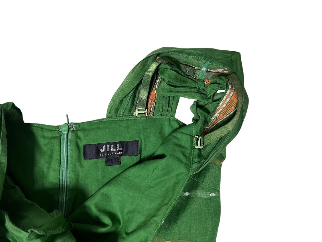 질스튜어트 그린 스트라이프 롱 원피스 상품이미지4