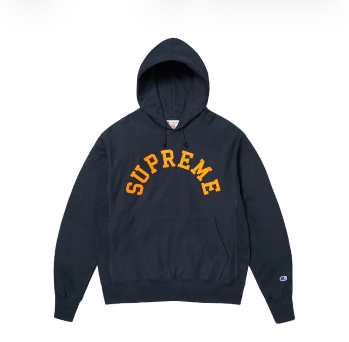 슈프림 X 챔피온 후드티 네이비 새상품 상품이미지1