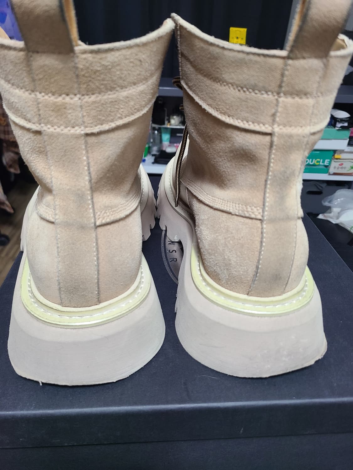 디앤에스알 dnsr 맘모스 스웨이드 워커 베이지 260 상품이미지4