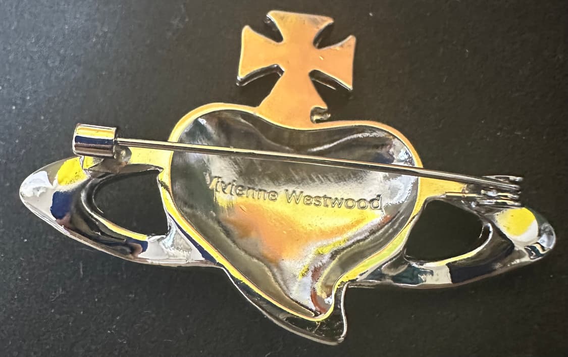 비비안웨스트우드 ORB 브로치 실버 상품이미지4