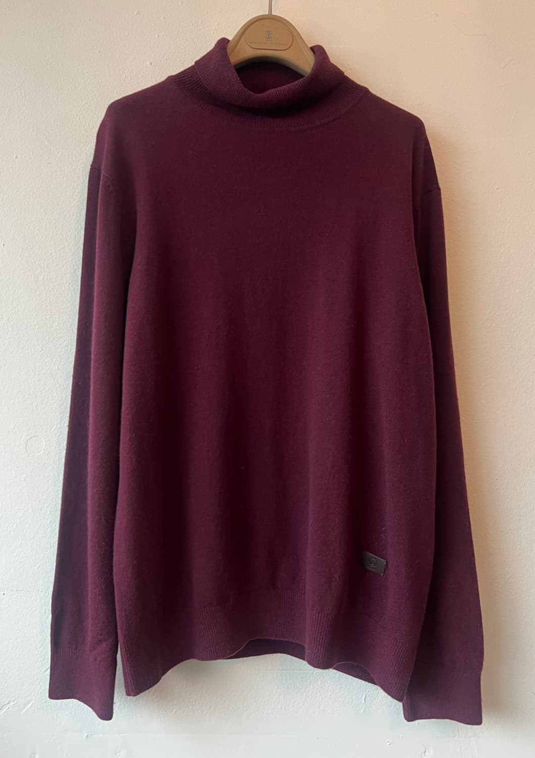 보그너 골프 버건디퍼플 캐시미어100 터틀넥니트
 상품이미지1