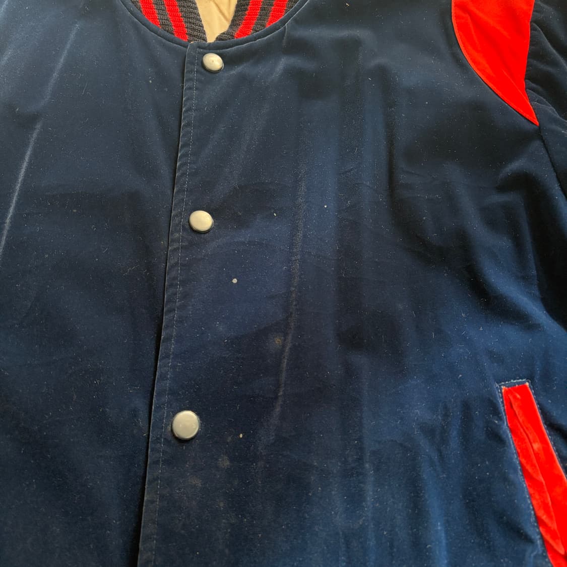 80s MIZUNO 미즈노 빈티지 바시티 자켓 L 상품이미지5