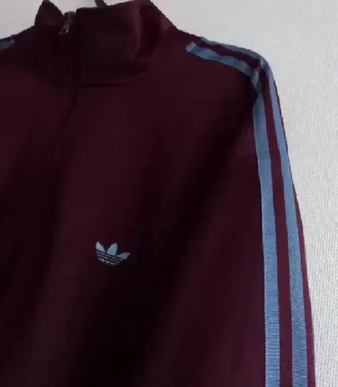 아디다스 BB트랙탑 마룬 와인 버건디 저지 져지집업 100/L 상품이미지2