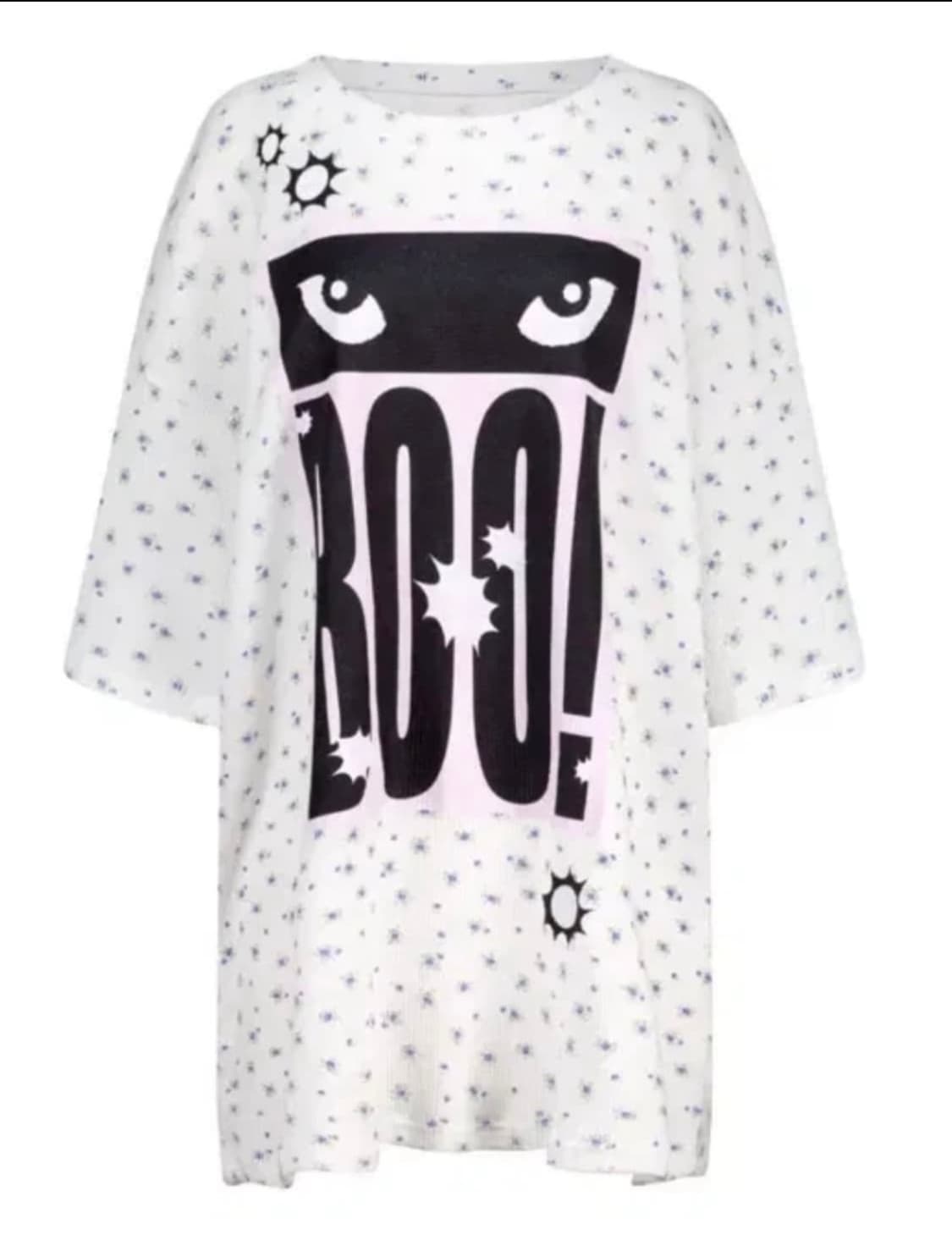 샵페어리 cat’s eyes flower waffle top ivory 상품이미지1