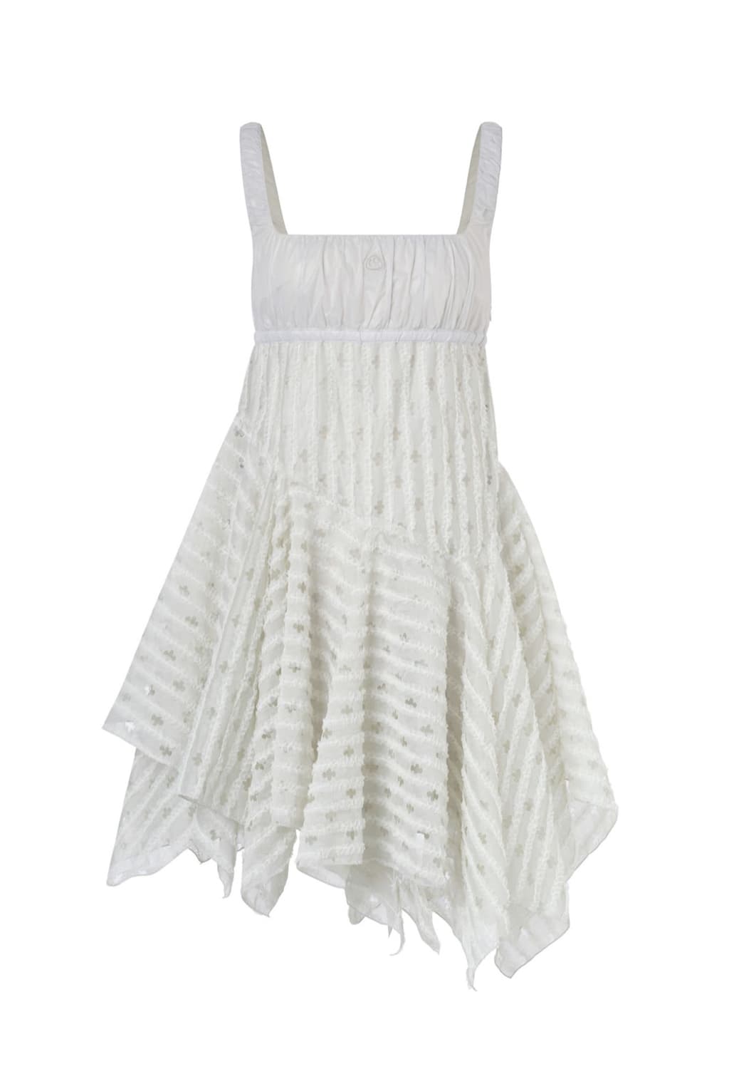 SQUARE NECK LACE DRESS ASH GREEN 상품이미지1