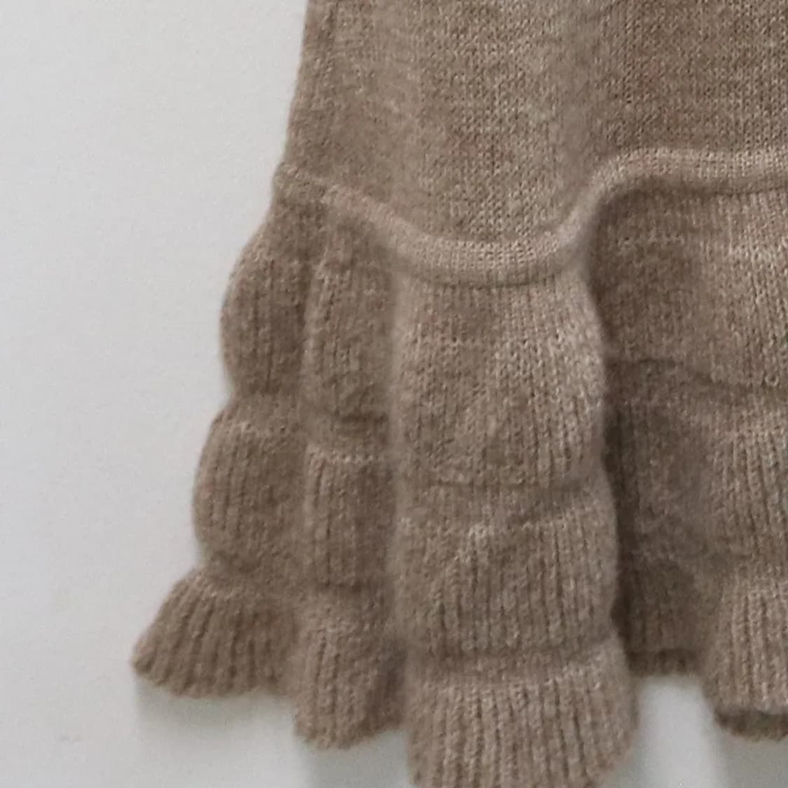 NATURAL COLMO 빈티지 울 혼방 반팔 원피스 60353 상품이미지6