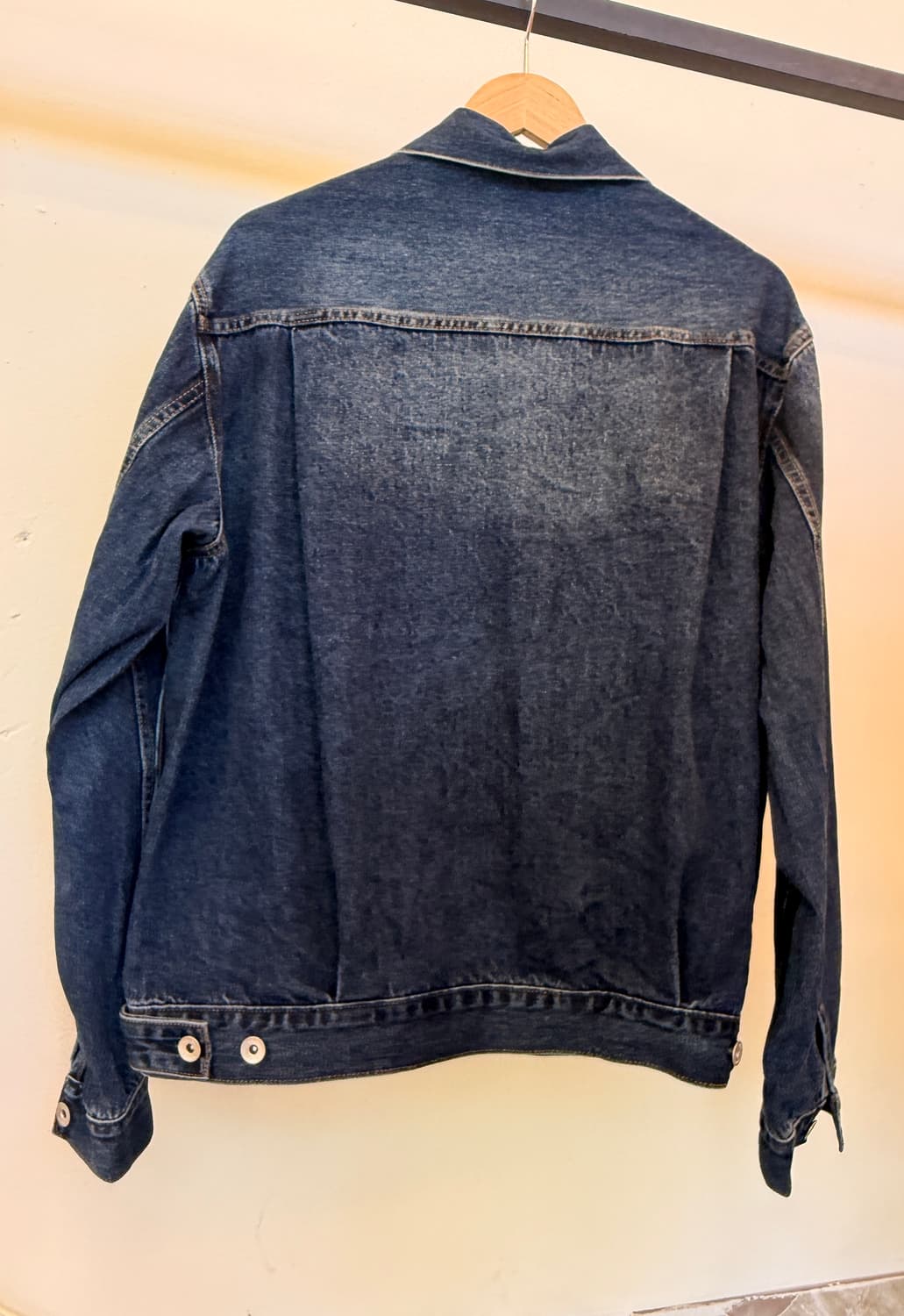  사카이(Sacai) 스트레이트 포인트 칼라 코튼 데님 자켓 상품이미지3