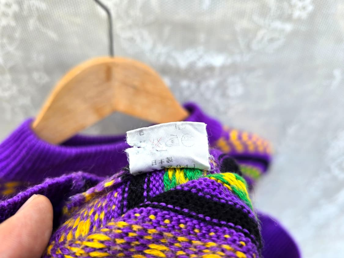 빈티지 멀티컬러  니트  상품이미지6