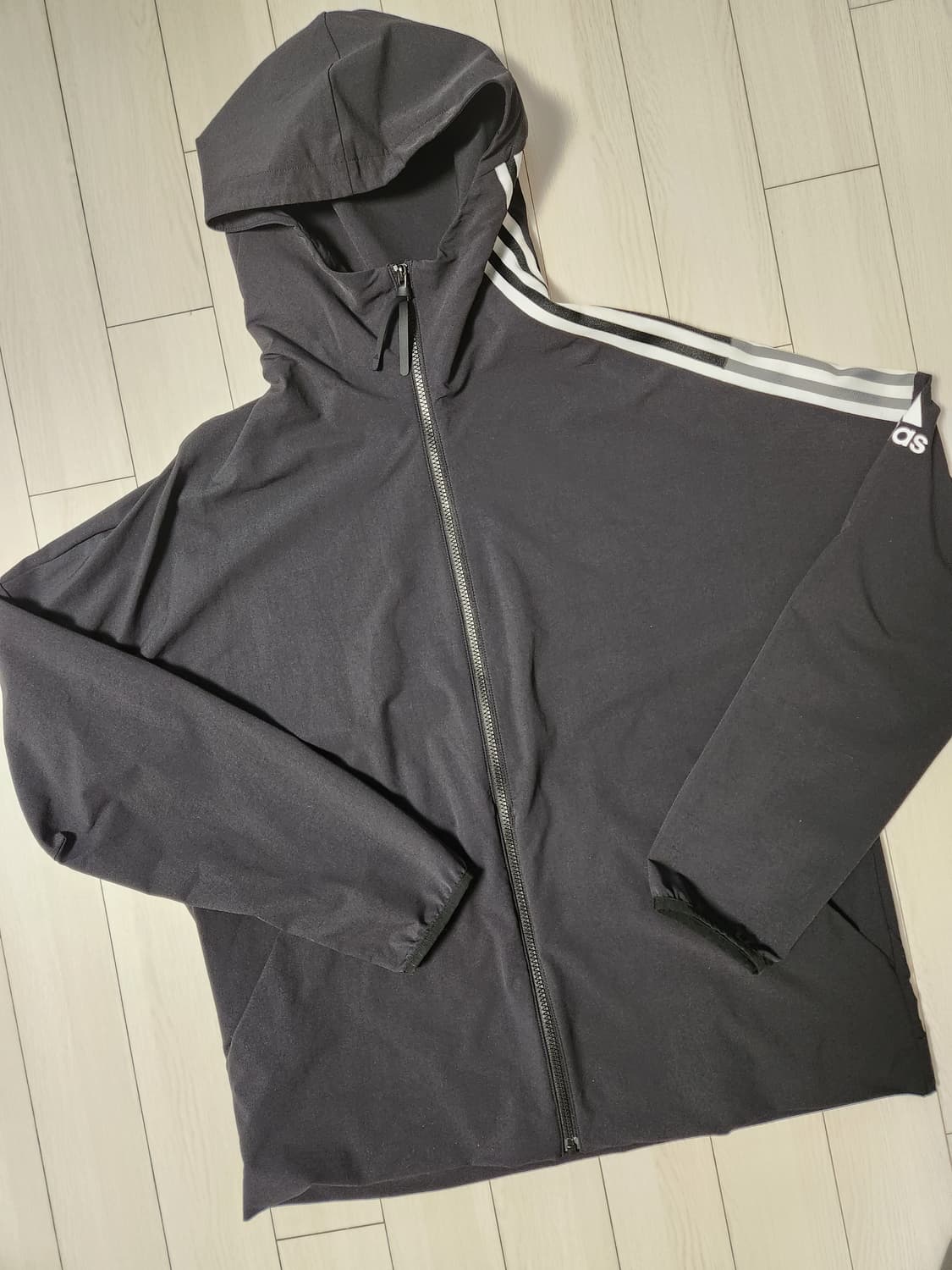 아디다스 ZNE 우븐 후드 바람막이 자켓 FL3989 블랙 사이즈105  상품이미지1