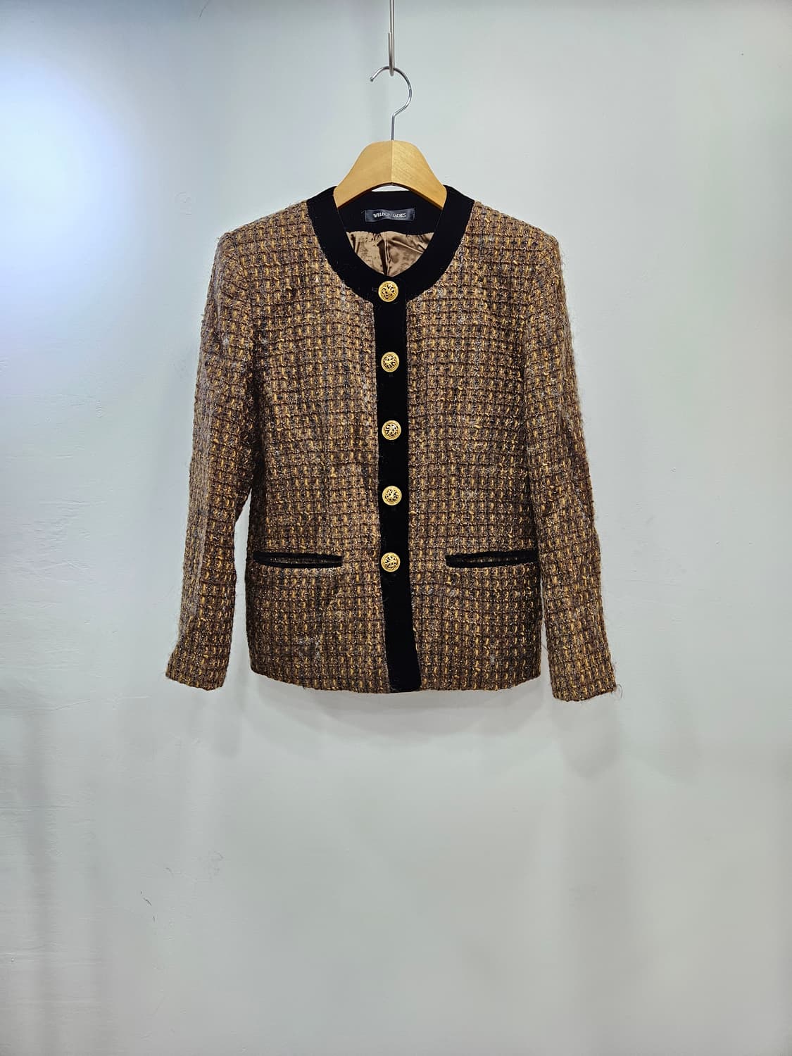 jpn Vintage 
브라운 울혼방 트위드 자켓 상품이미지7