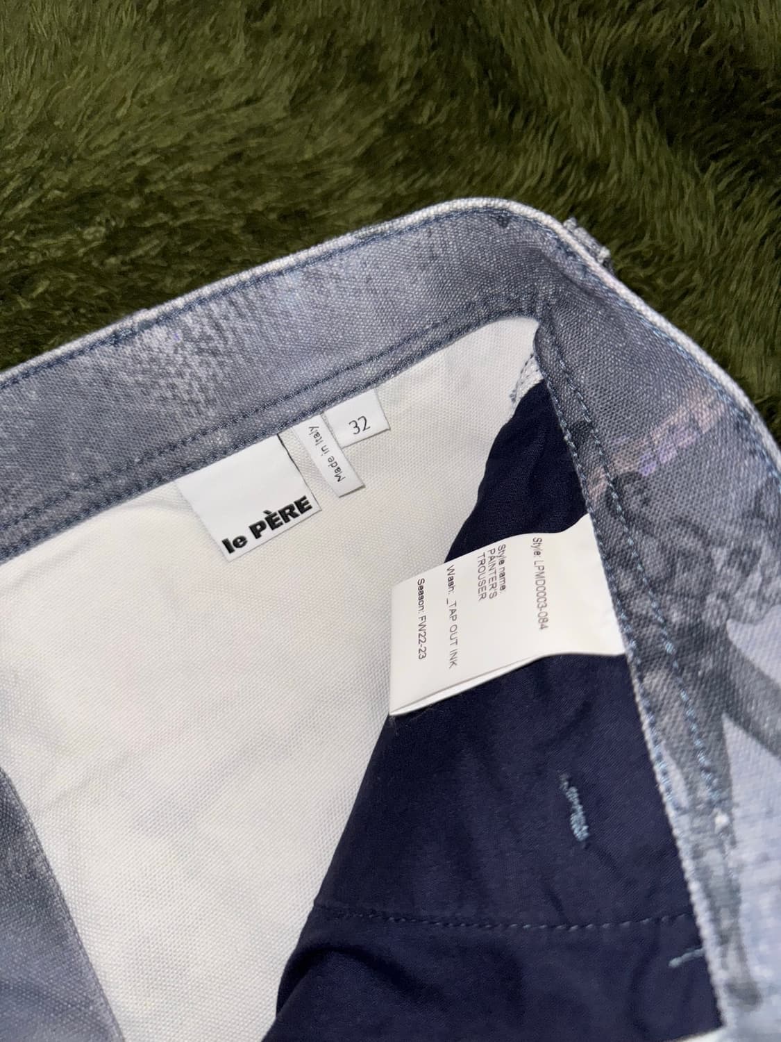 [32] Le Pere 르 뻬흐 X 체리 킴 콜라보 더블니 팬츠 상품이미지4